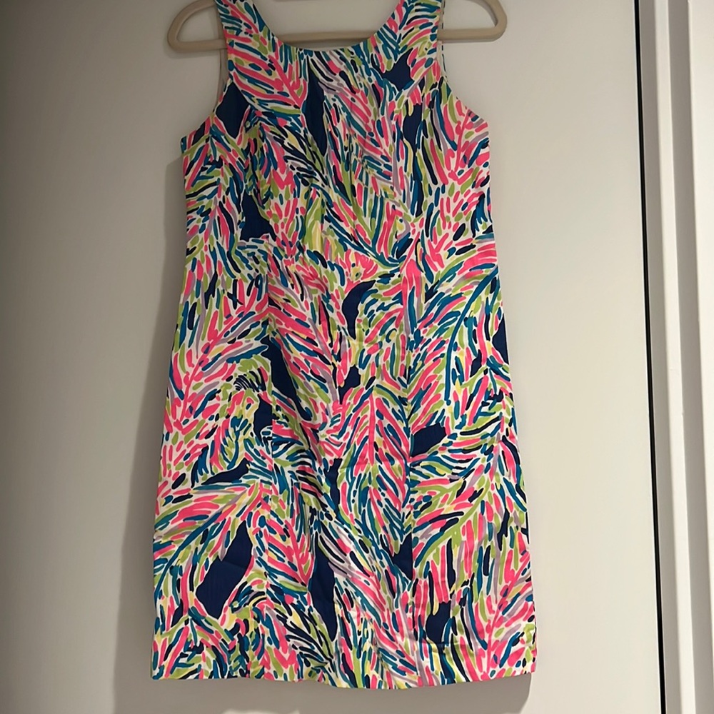 Lilly Pulitzer Cathy Shift in Indigo Palm